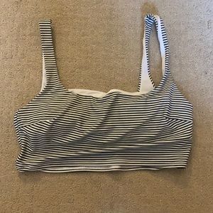 Aerie scoop neck longline bikini top
